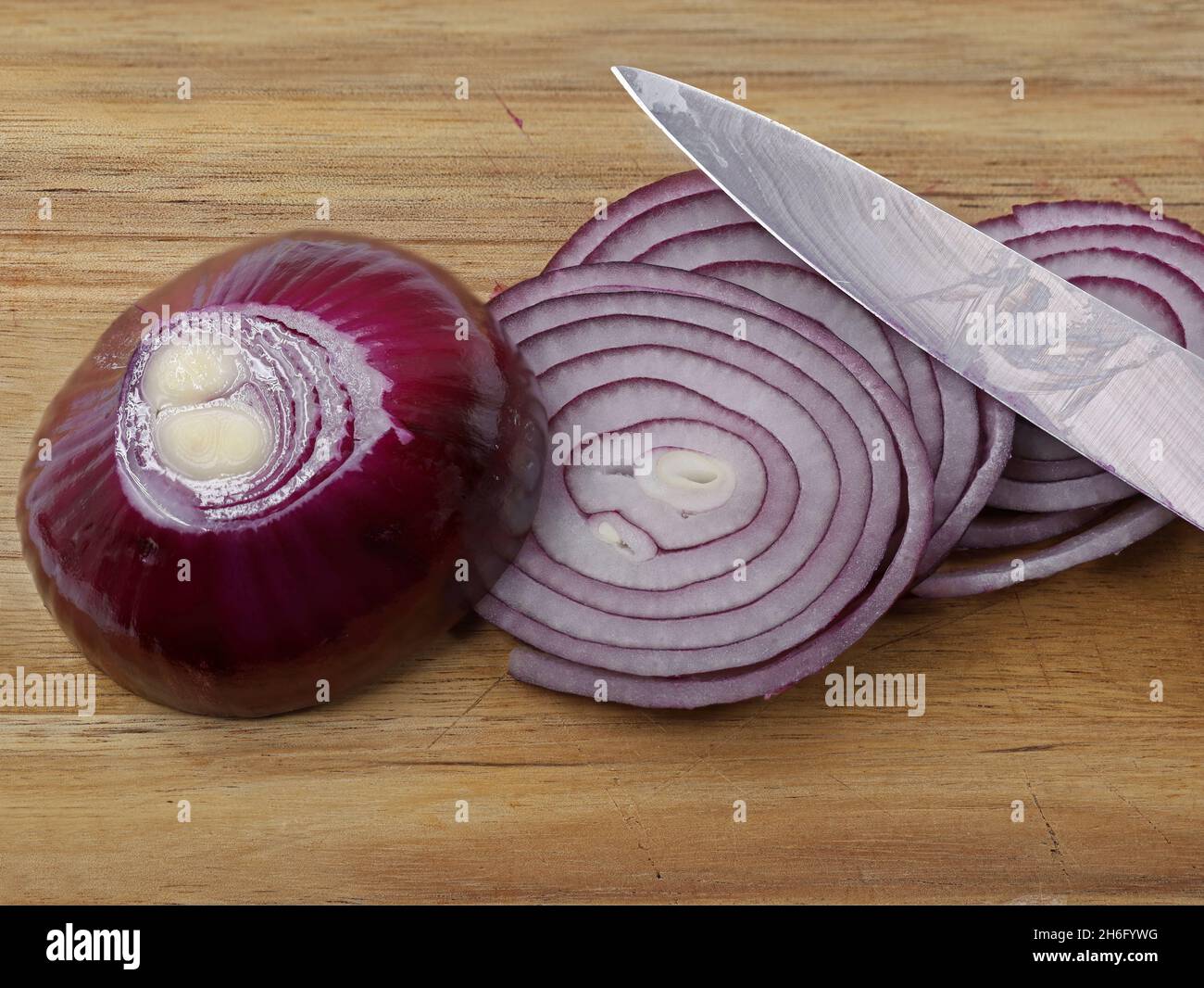 Cutting freshly red hi-res stock photography and images - Alamy