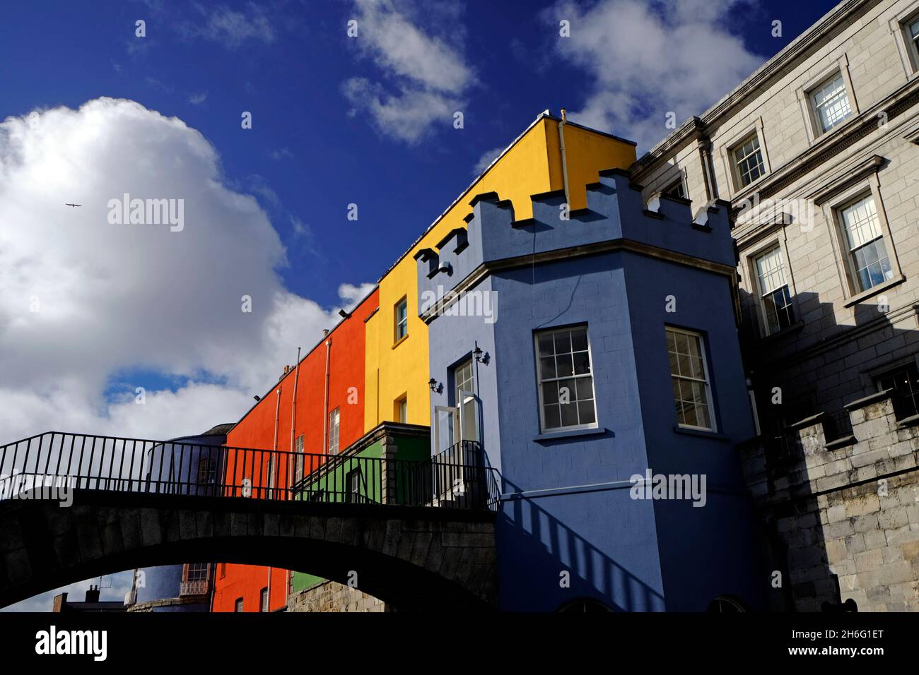 Dublin Castle Buildings, Dublin City Ireland, Republic Stock Photo