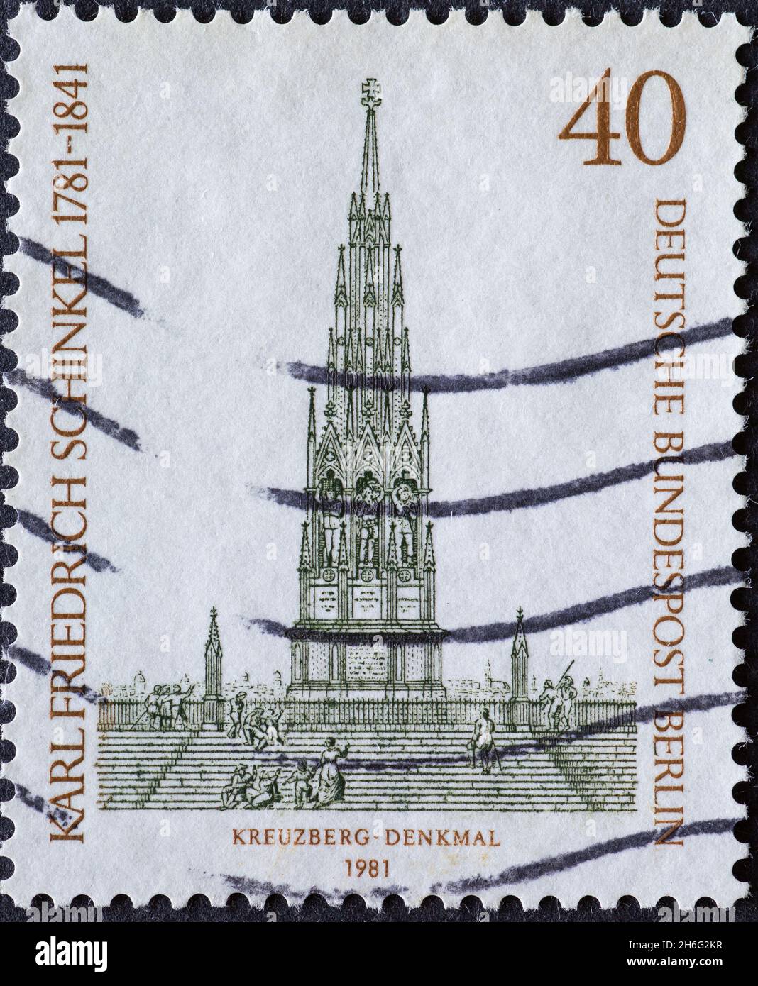 GERMANY, Berlin - CIRCA 1981: a postage stamp from Germany, Berlin ...