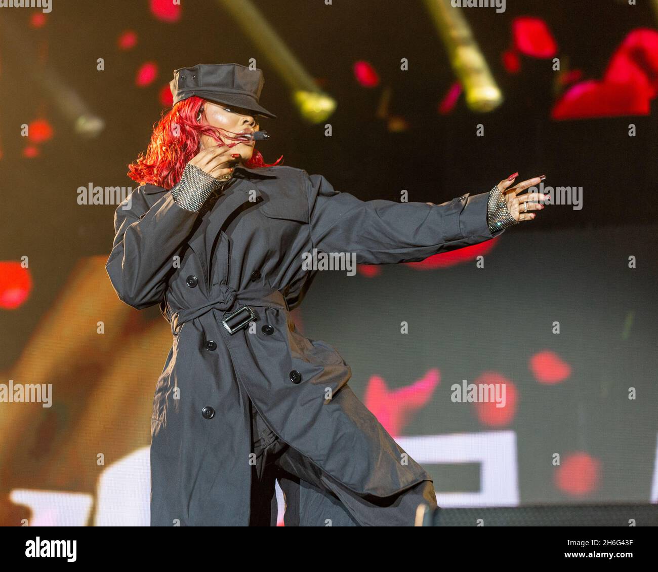 Las Vegas, USA. 14th Nov, 2021. Teyana Taylor during the Day N Vegas