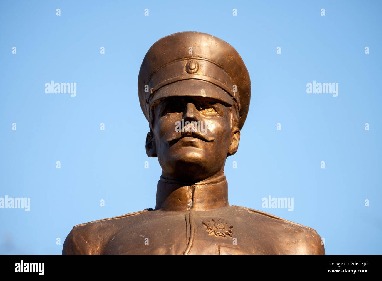 Colonel Boris Monument of Colonel Boris Drangov as a Bulgarian military officer and ...