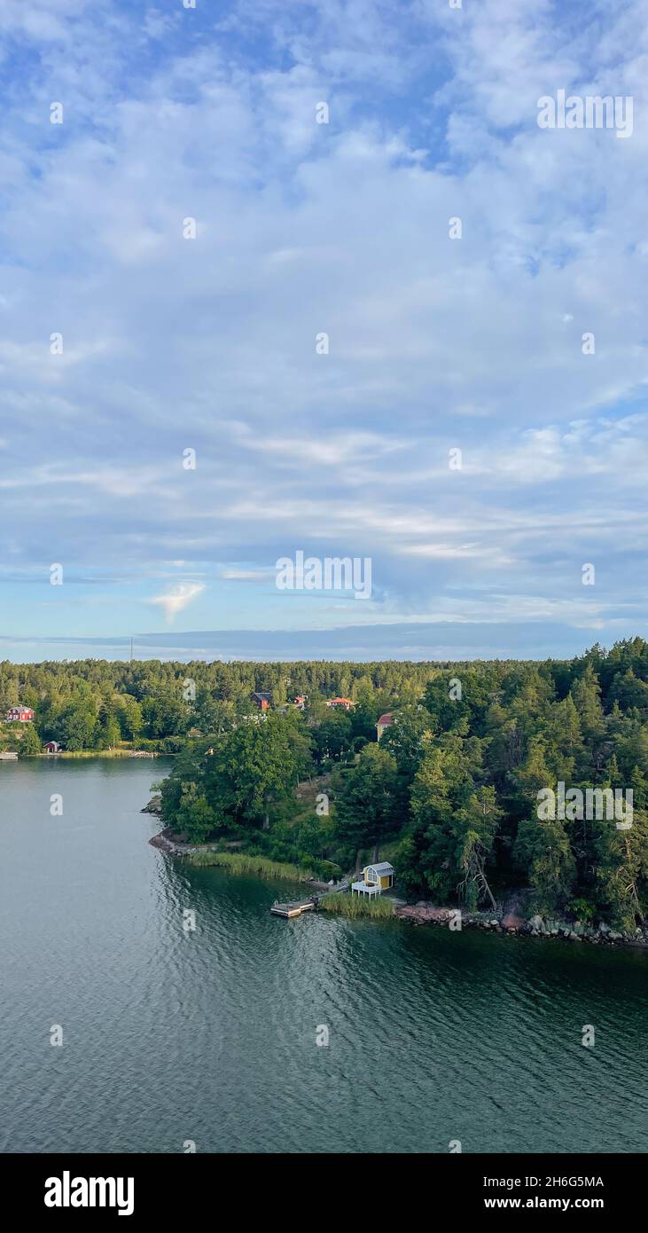 Island in Stockholm archipelago, Sweden Stock Photo Alamy