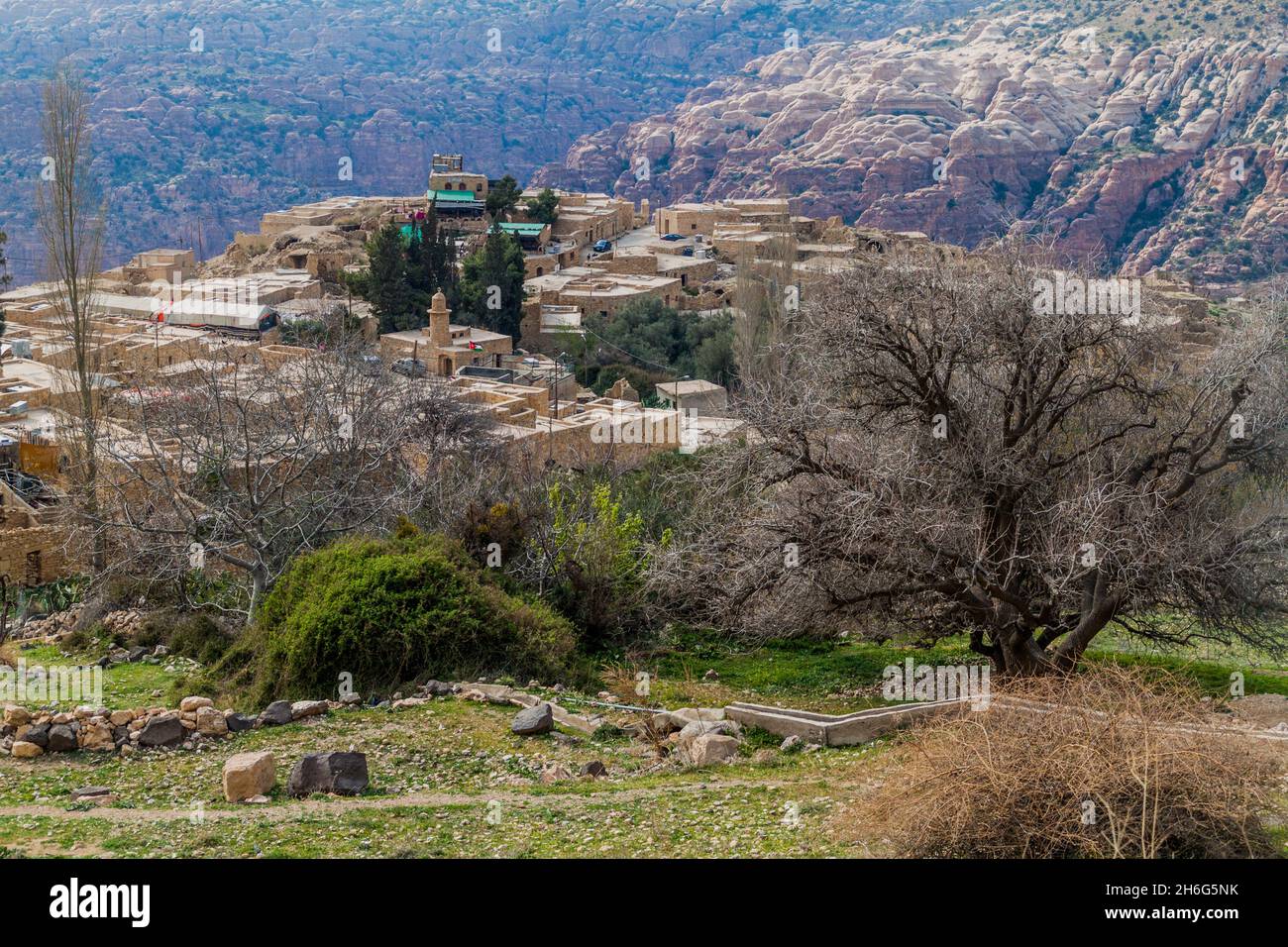 Aerial view village dana hi-res stock photography and images - Alamy