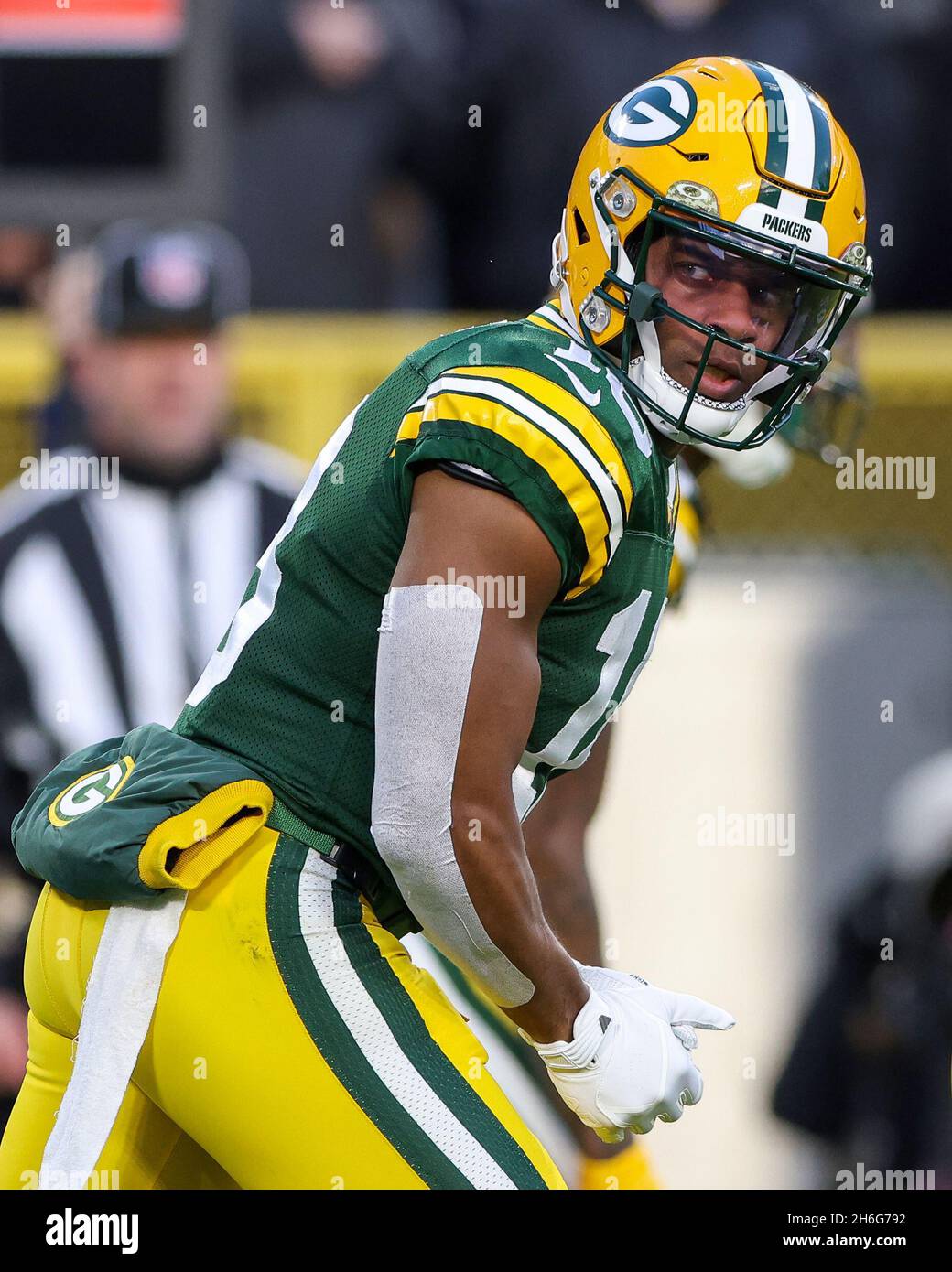 November 14, 2021 Green Bay Packers wide receiver Randall Cobb (18) lining up during the NFL