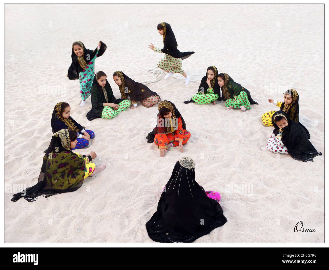 Arab Traditional games / QATAR Stock Photo Alamy