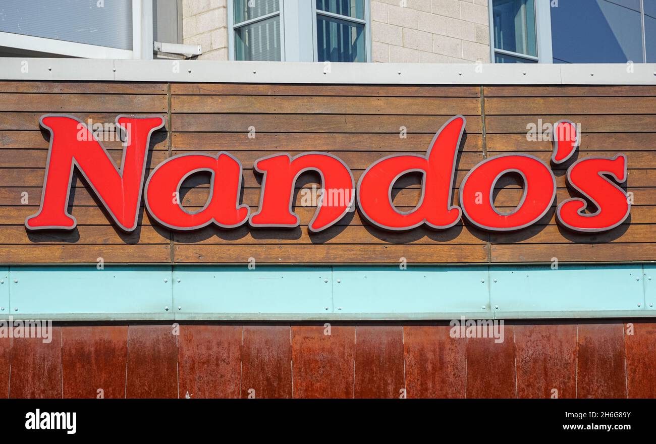 Nando's restaurant in London England United Kingdom UK Stock Photo