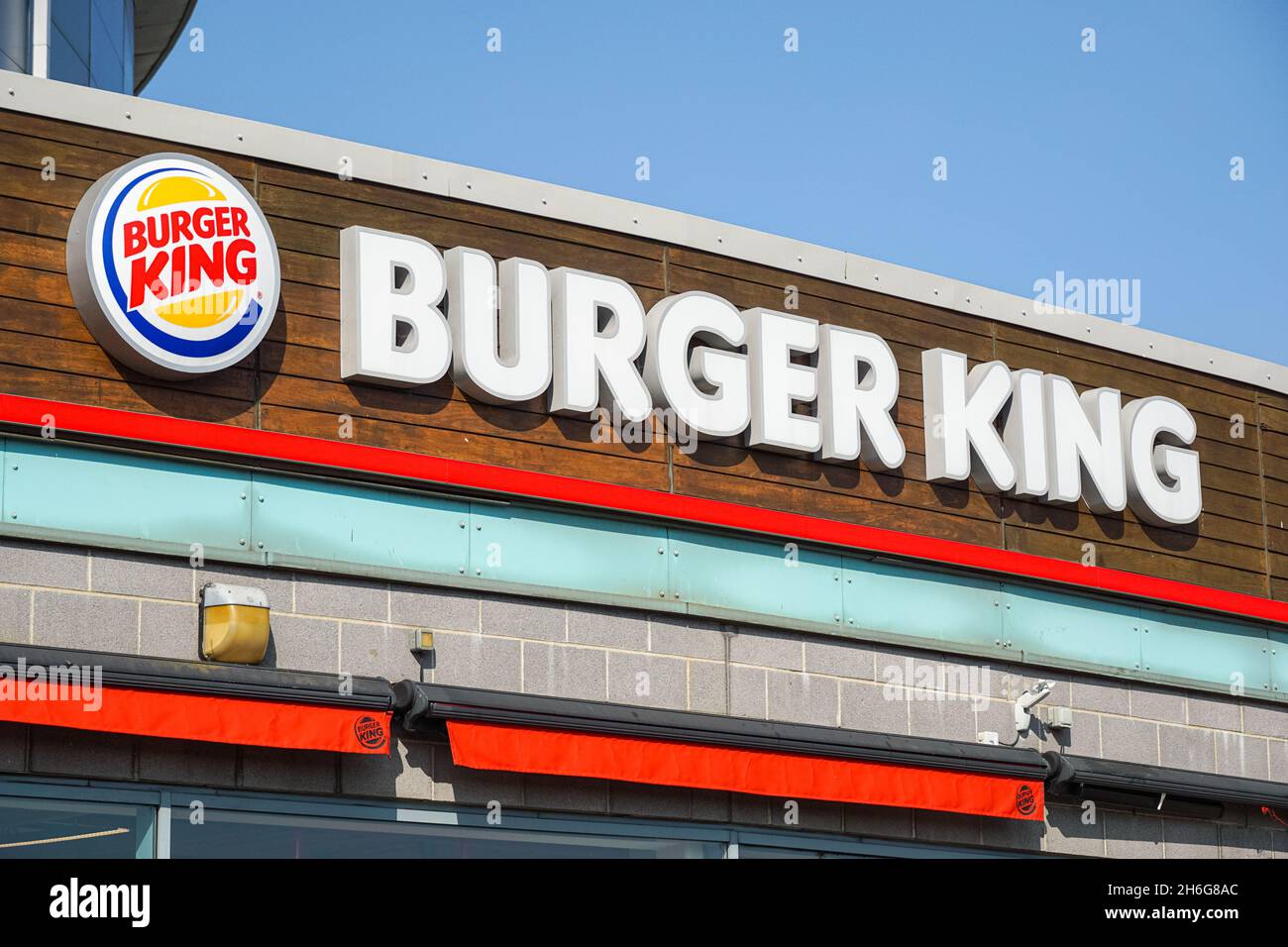 Burger King restaurant in London England United Kingdom UK Stock Photo