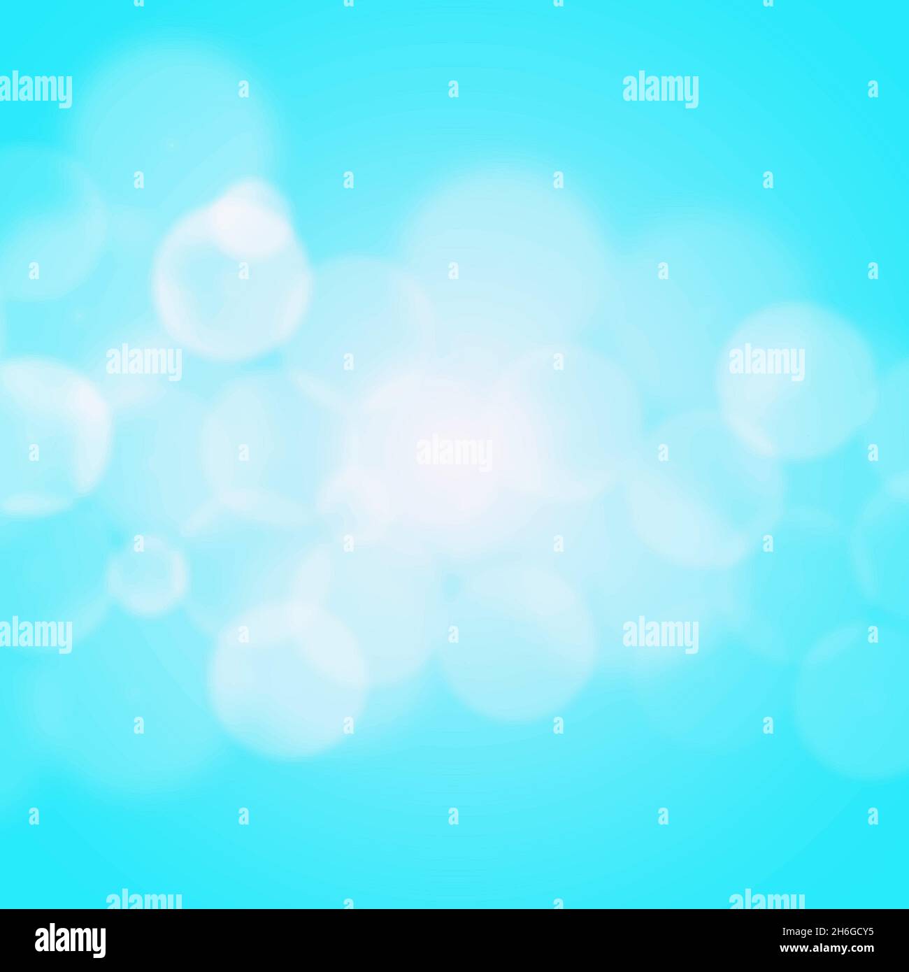 Vector illustration of abstract blur bokeh light effect with blue ...
