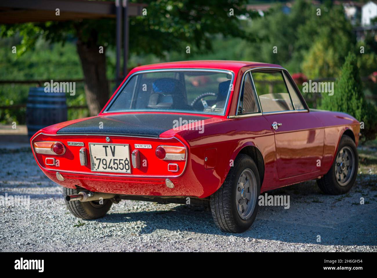 Vintage Fiat car Stock Photo Alamy