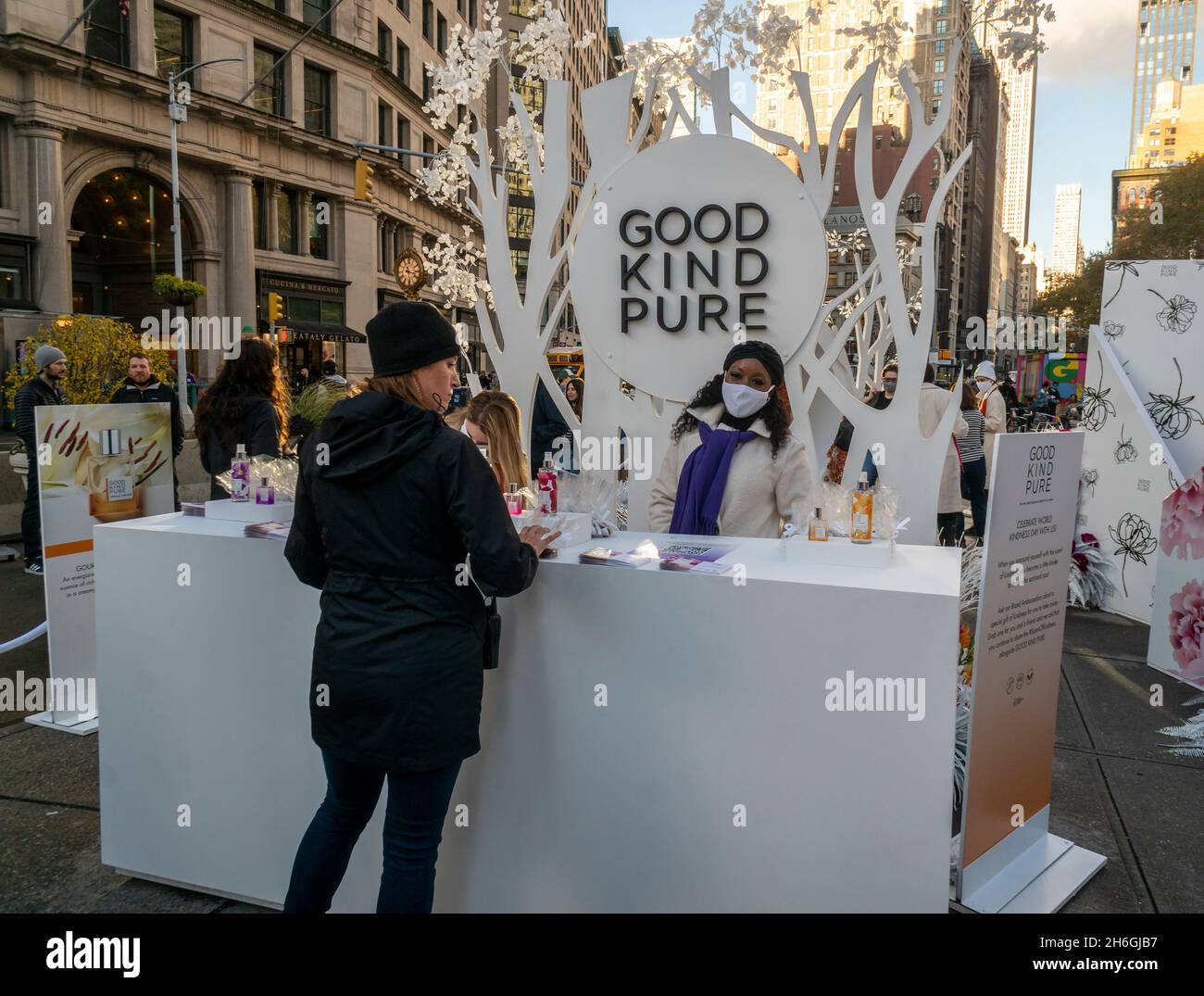 Brand activation for Coty’s “Good Kind Pure” fragrance in Flatiron