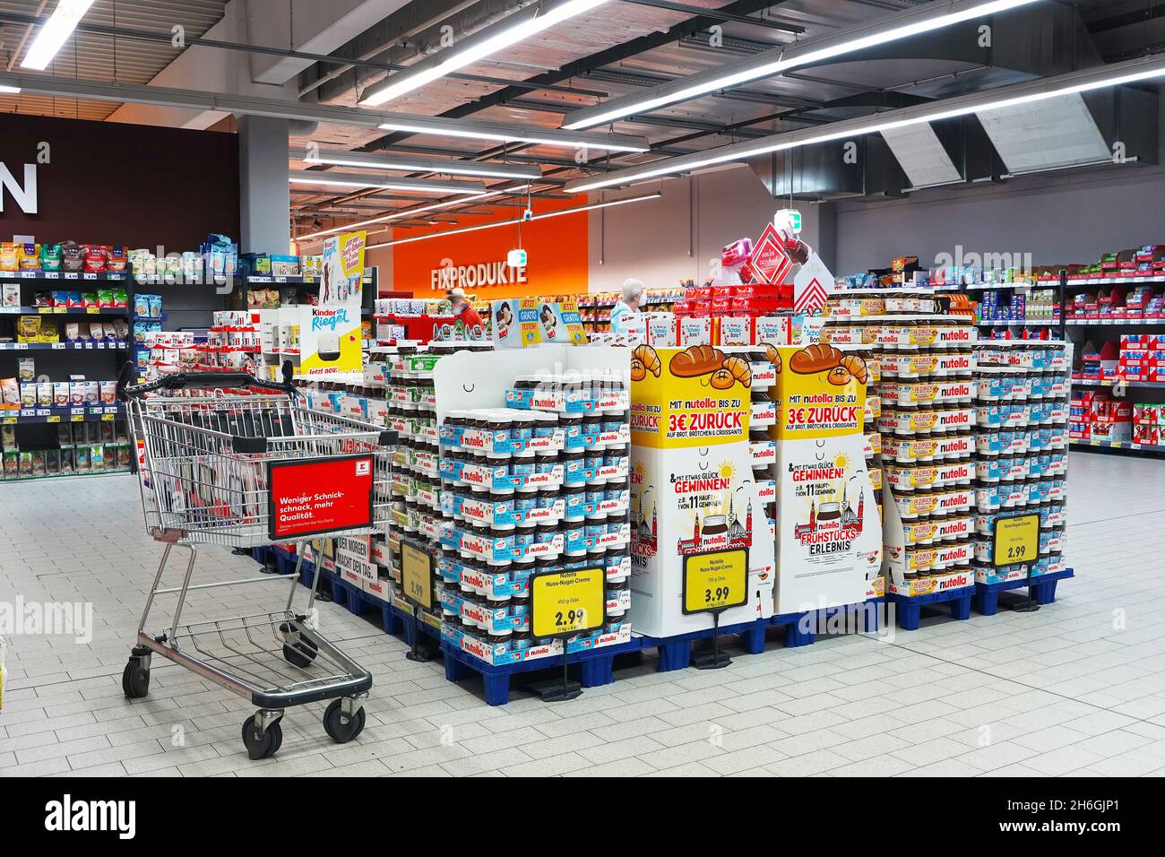 Interior of a Kaufland Hypermarket Stock Photo - Alamy
