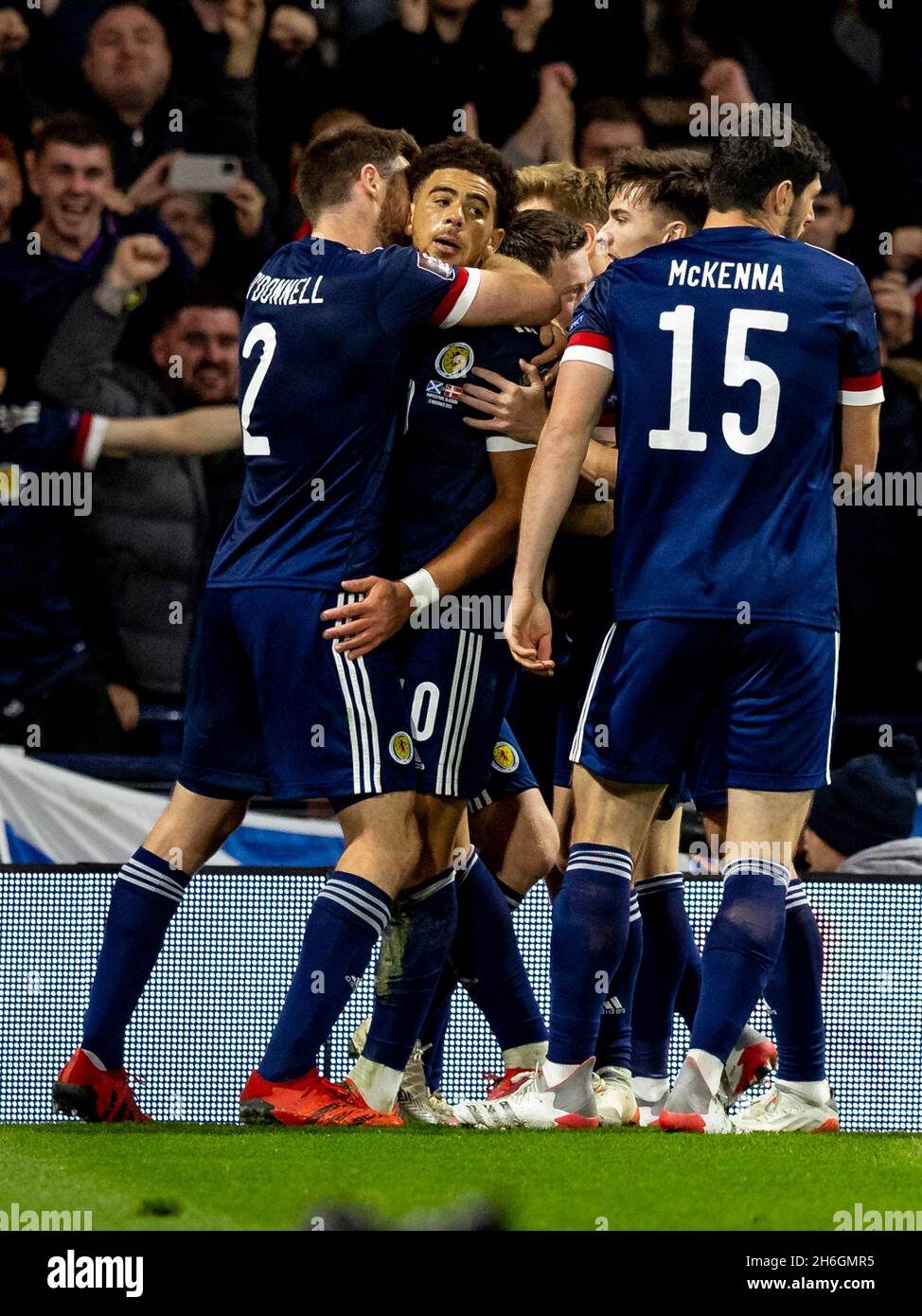 15th November 2021; Hampden Park, Glasgow, Scotland, FIFA World Cup