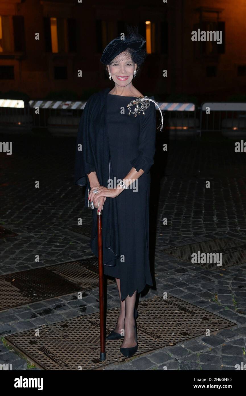 Rome, Italy. 15th Nov, 2021. Marisela Federici attends the presentation of the documentary on the life of Massimo Gargia entitled Jet set la dolce vita di Massimo. Credit: SOPA Images Limited/Alamy Live News Stock Photo