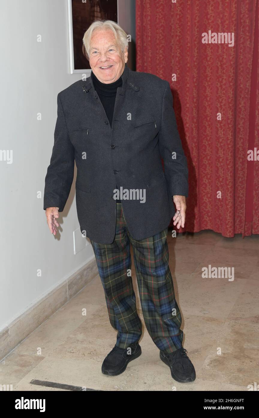 Rome, Italy. 15th Nov, 2021. Massimo Gargia attends the presentation of the documentary on the life of Massimo Gargia entitled Jet set la dolce vita di Massimo. Credit: SOPA Images Limited/Alamy Live News Stock Photo