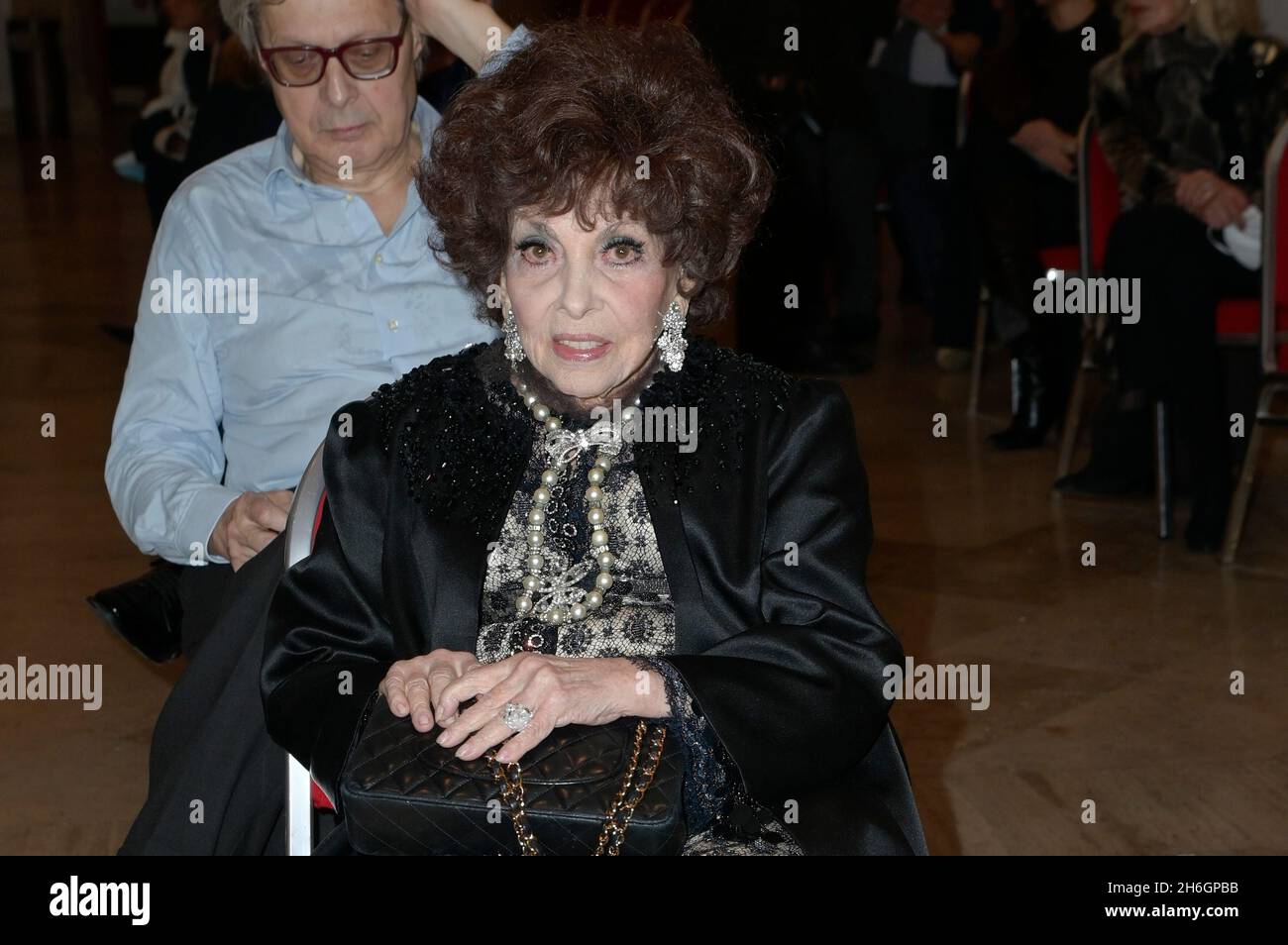 Rome, Italy. 15th Nov, 2021. Gina Lollobrigida attends the presentation of the documentary on the life of Massimo Gargia entitled Jet set la dolce vita di Massimo. (Photo by Mario Cartelli/SOPA Images/Sipa USA) Credit: Sipa USA/Alamy Live News Stock Photo