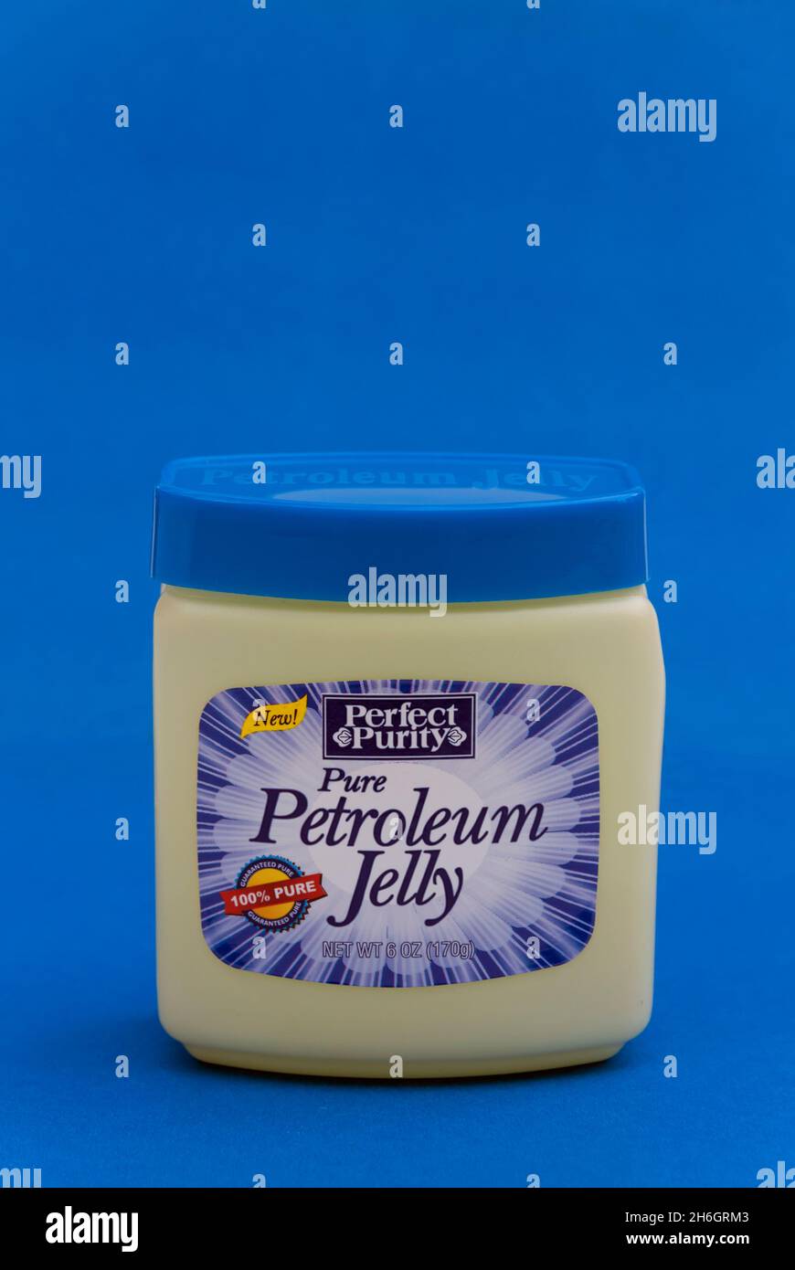 Jar of pure petroleum jelly Stock Photo Alamy