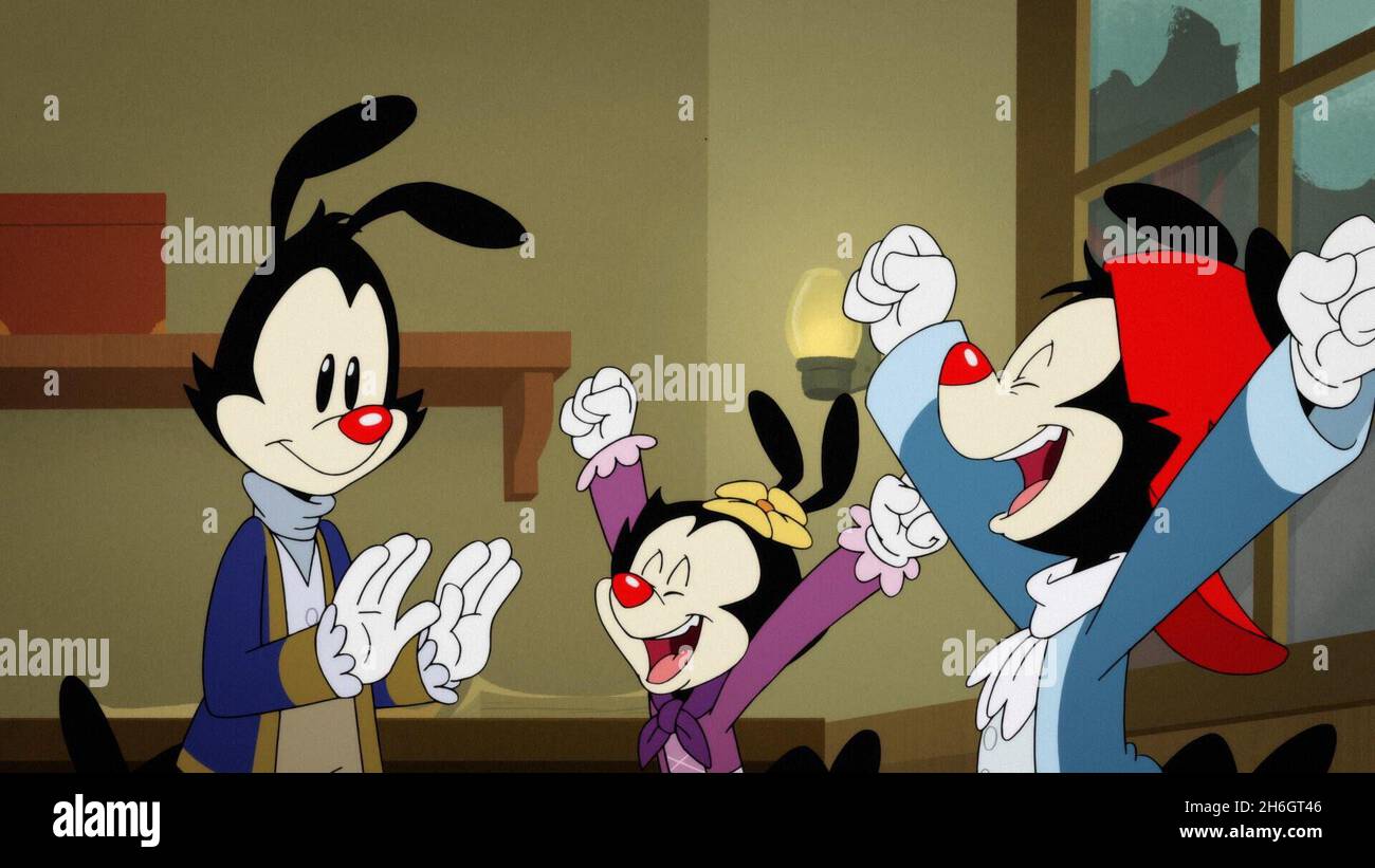 ANIMANIACS,from left: Yakko (voice: Rob Paulsen), Dot (voice: Tress ...