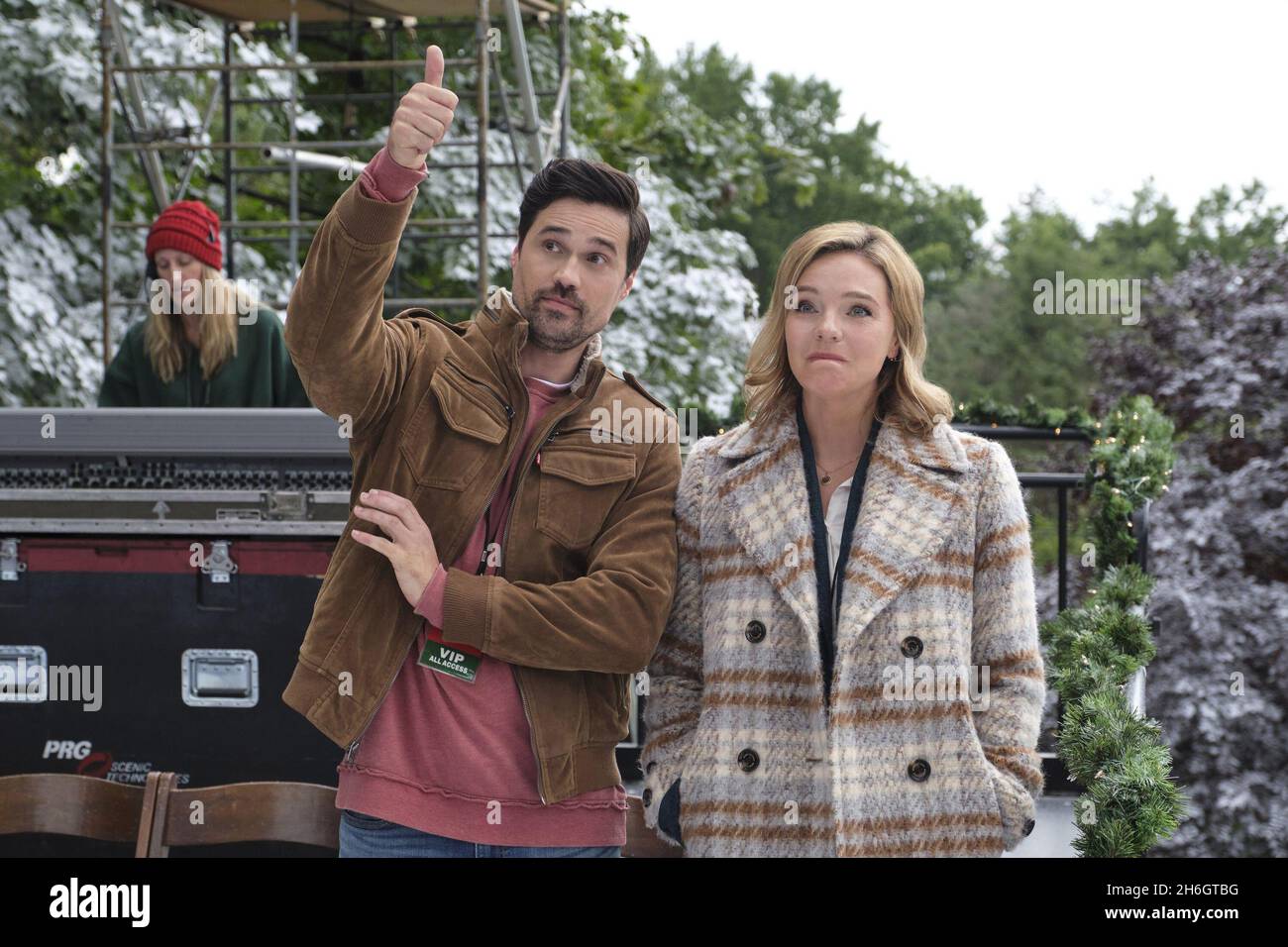 ONE DECEMBER NIGHT, from left Brett Dalton, Eloise Mumford, (aired Nov 13, 2021). photo David