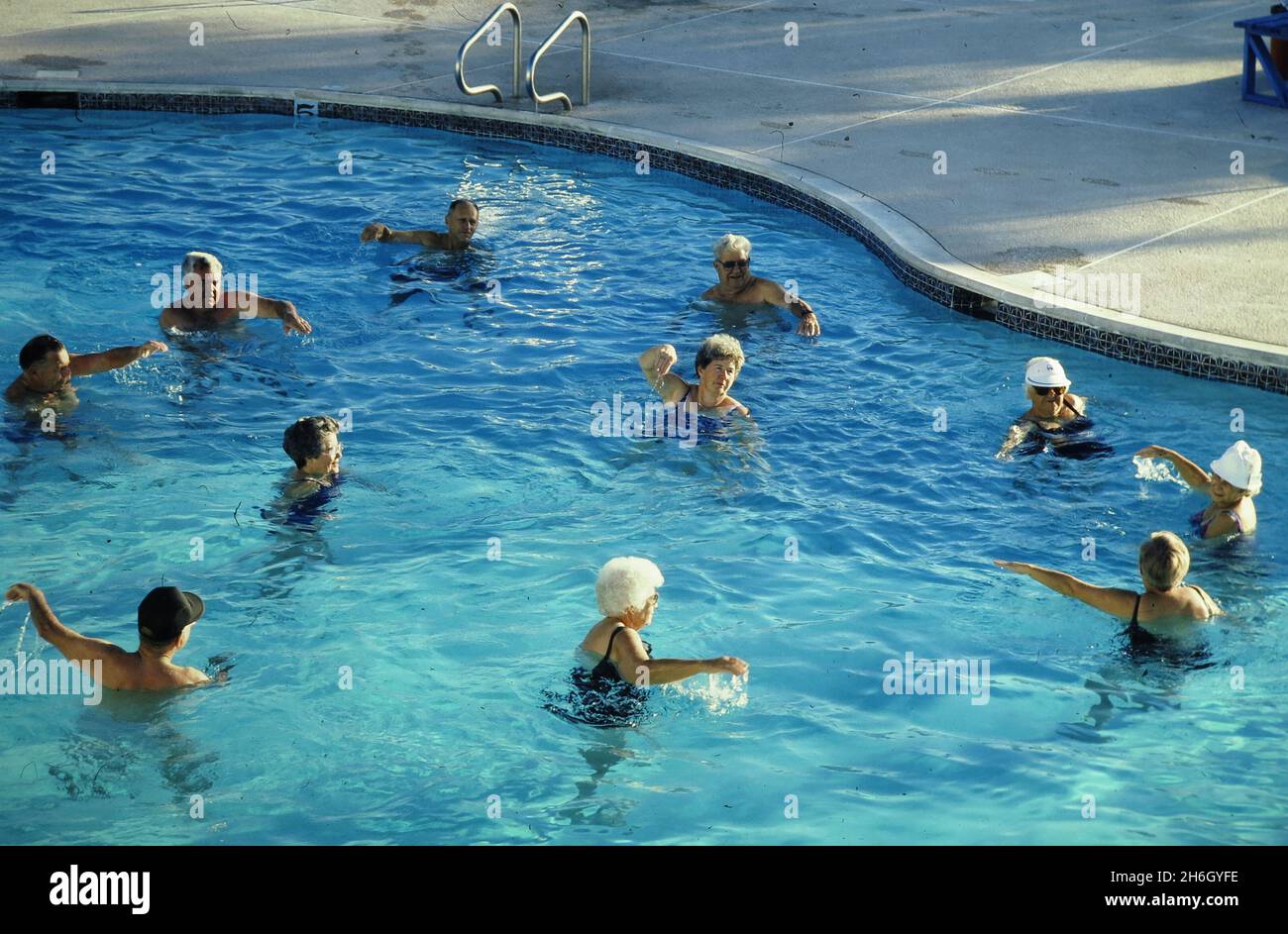 Donna Texas USA, circa 1988 ACTIVE ELDERLY Winter Texansretirees from the American upper