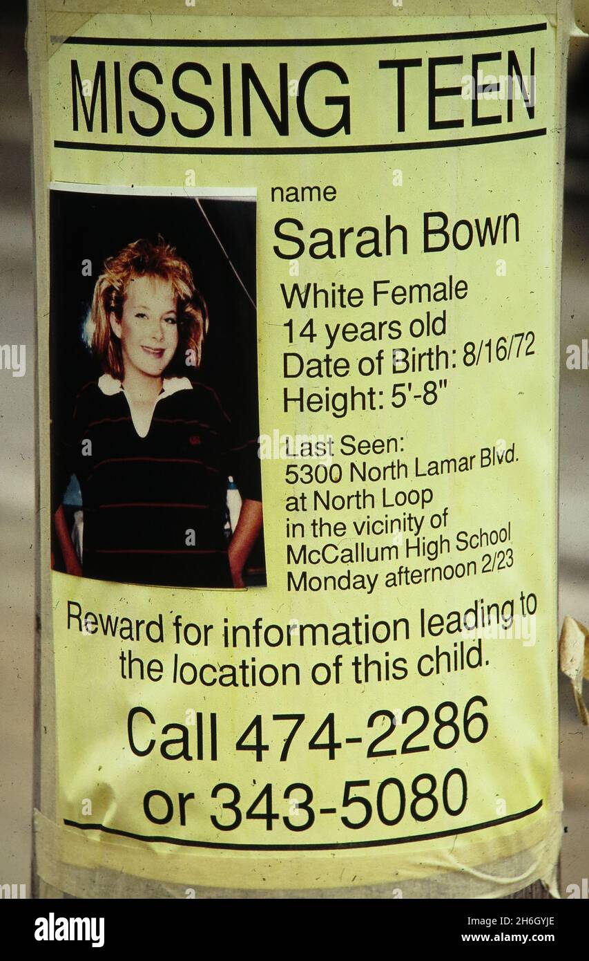 Missing children poster