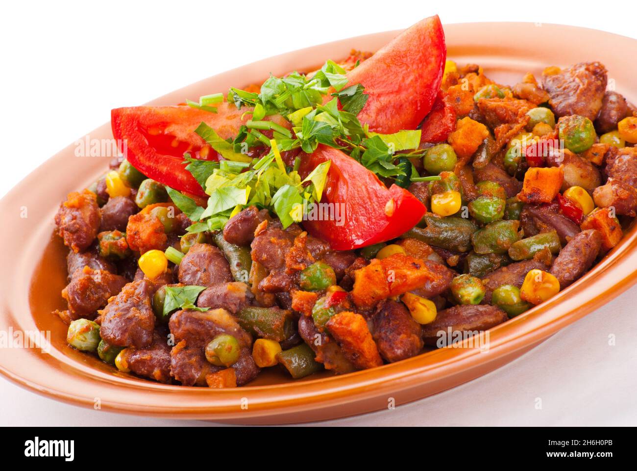 Traditional mexican chili with kidney beans Stock Photo Alamy