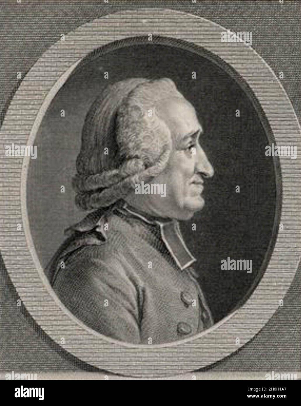 Jean-Jacques Barthélemy (20 January 1716 – 30 April 1795) Stock Photo