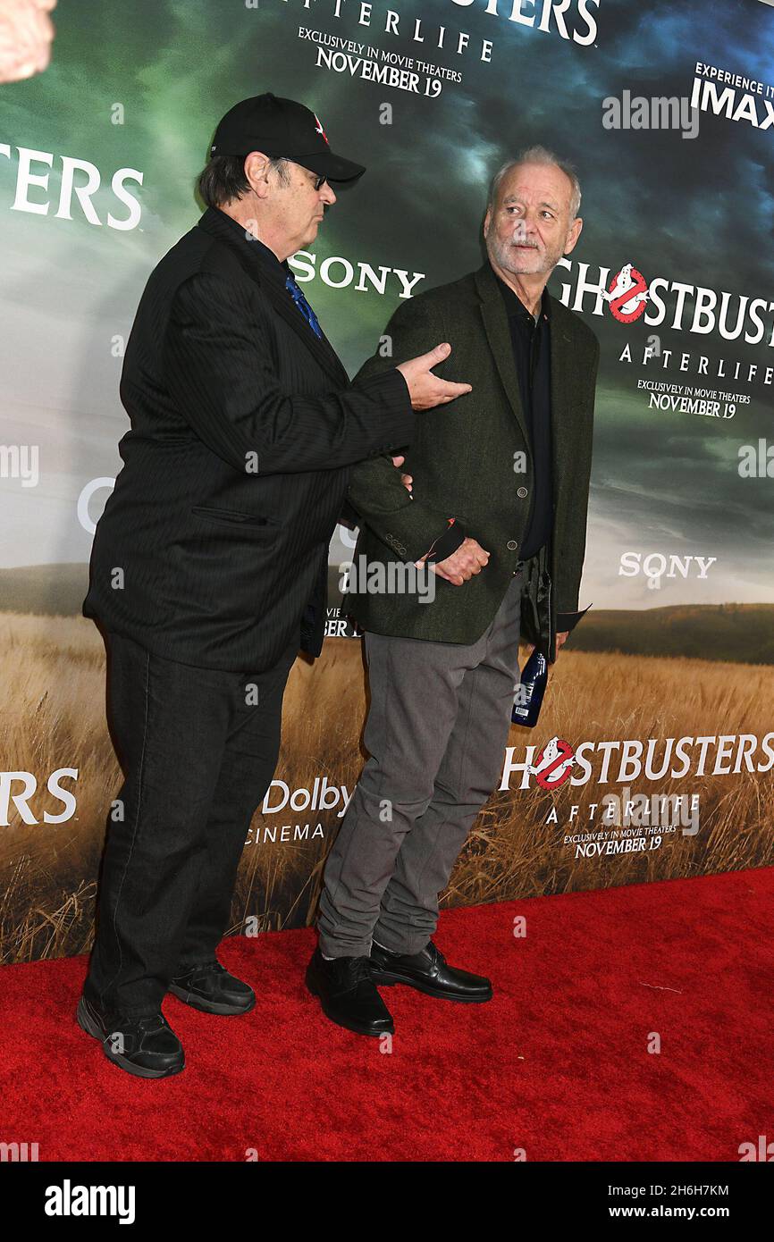 Dan Aykroyd and Bill Murray attend the "Ghostbusters:Afterlife" Movie