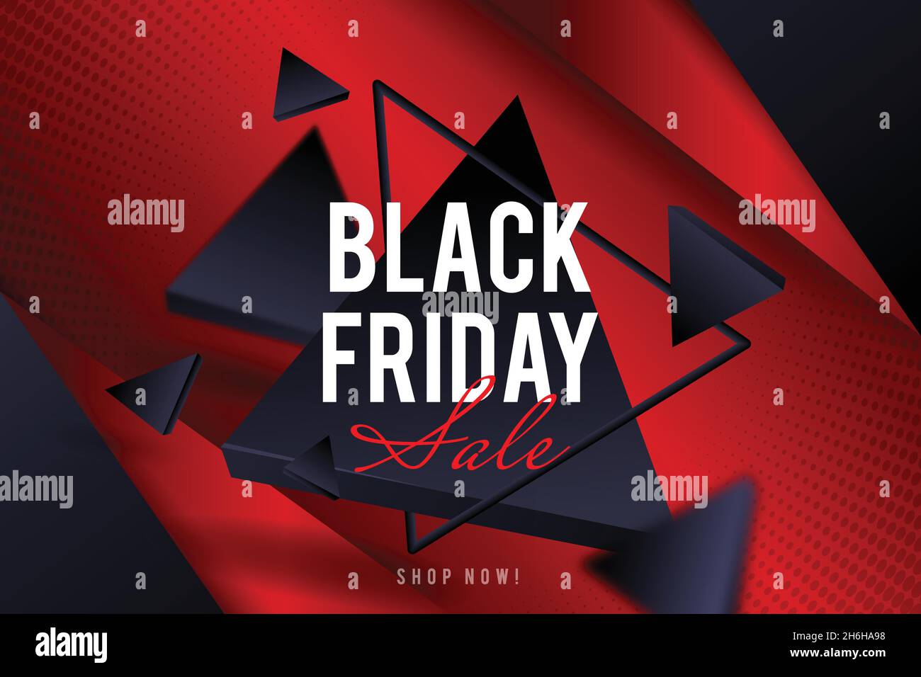realistic black friday background vector design illustration Stock