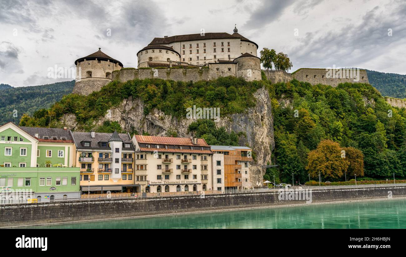 Kufstein, Austria 26 September, 2021 view of the Kufstein Fortress