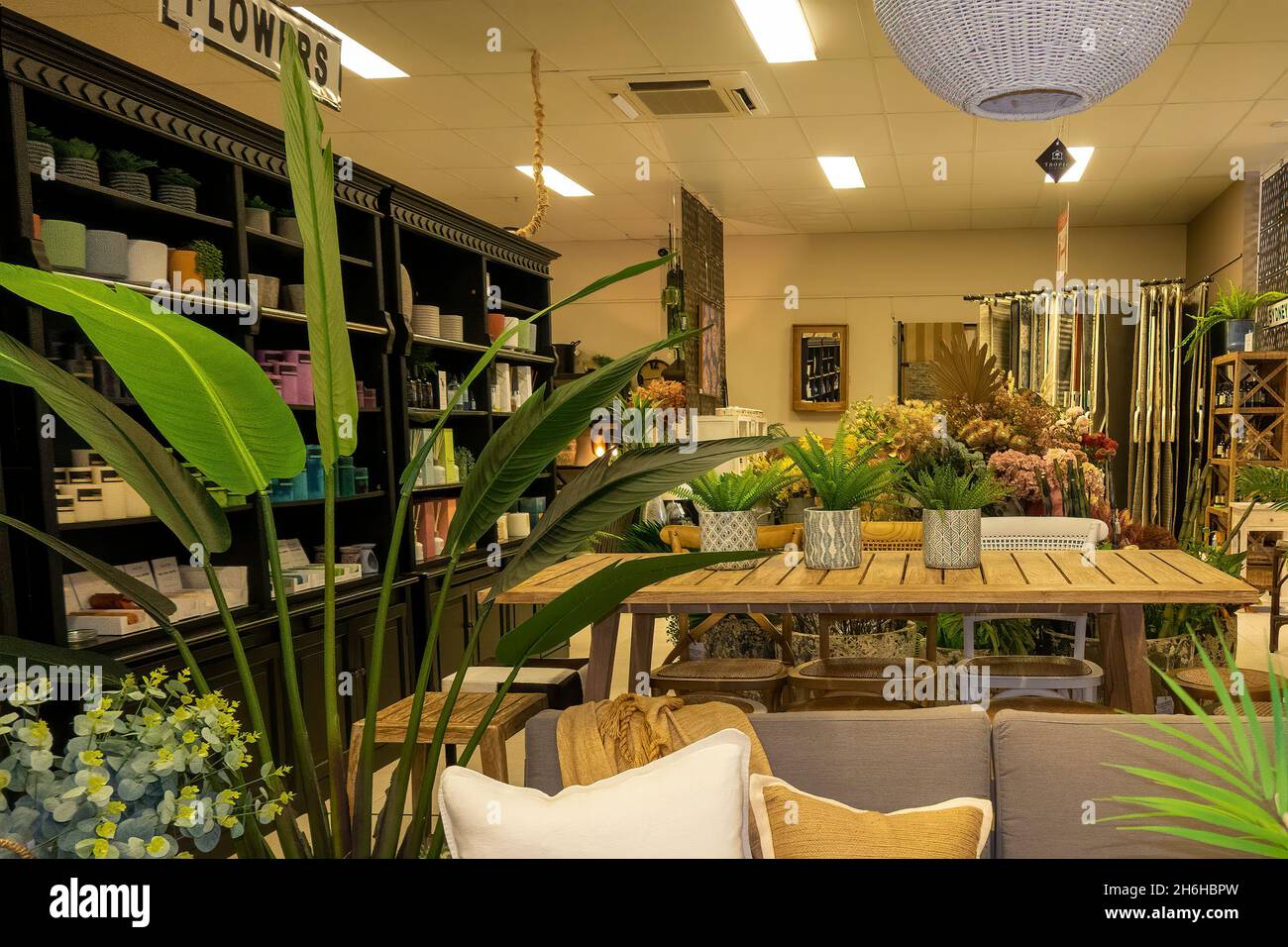 Townsville, Queensland, Australia November 2021 Dining table, settee