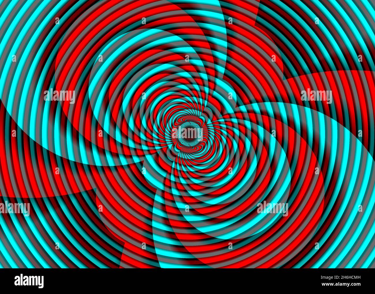3D render abstract generative art  background with colorful polygonal elements Stock Photo