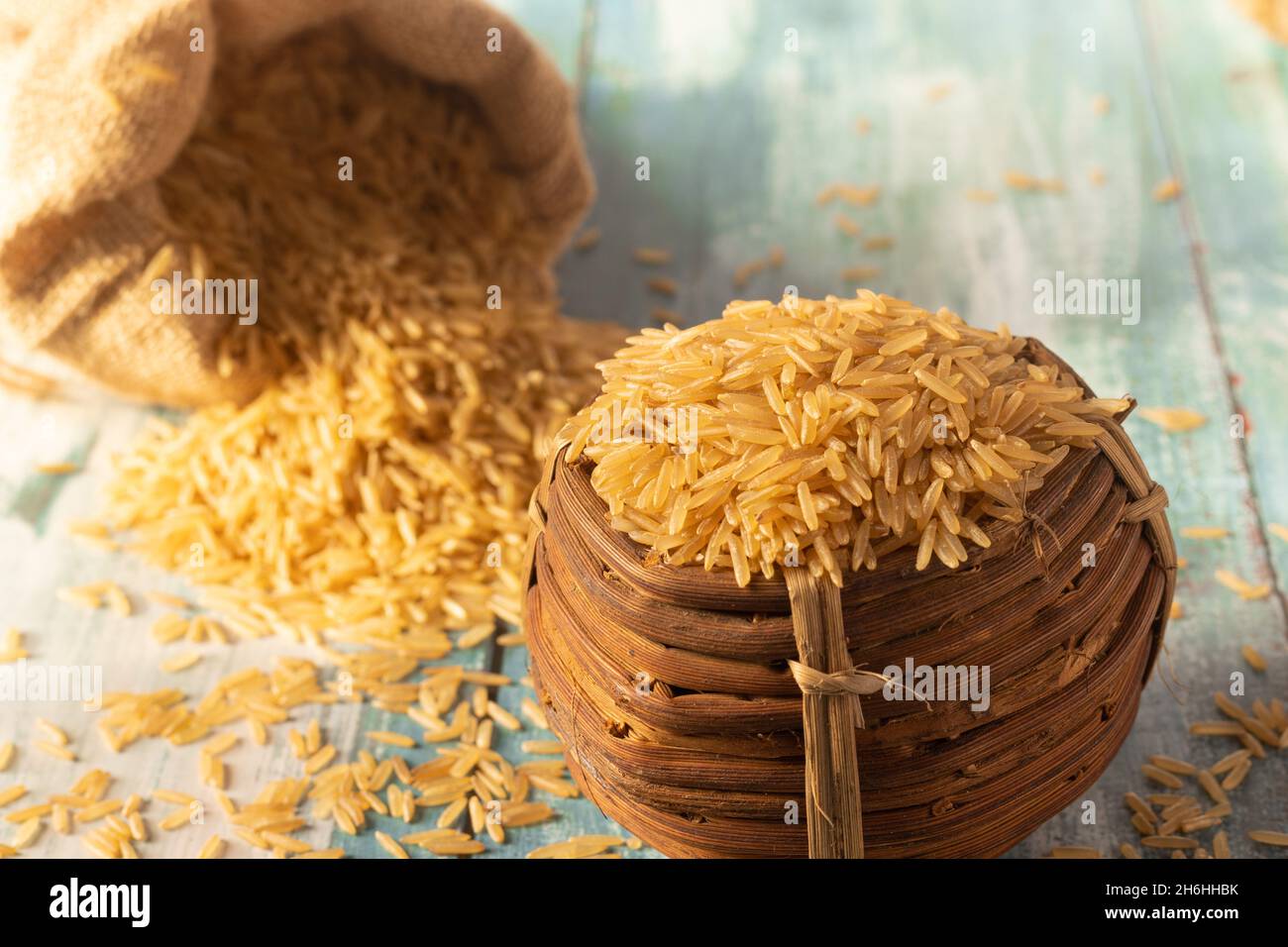 Dry Rotted Rice Scattered rice grains hi-res stock photography and images - Alamy