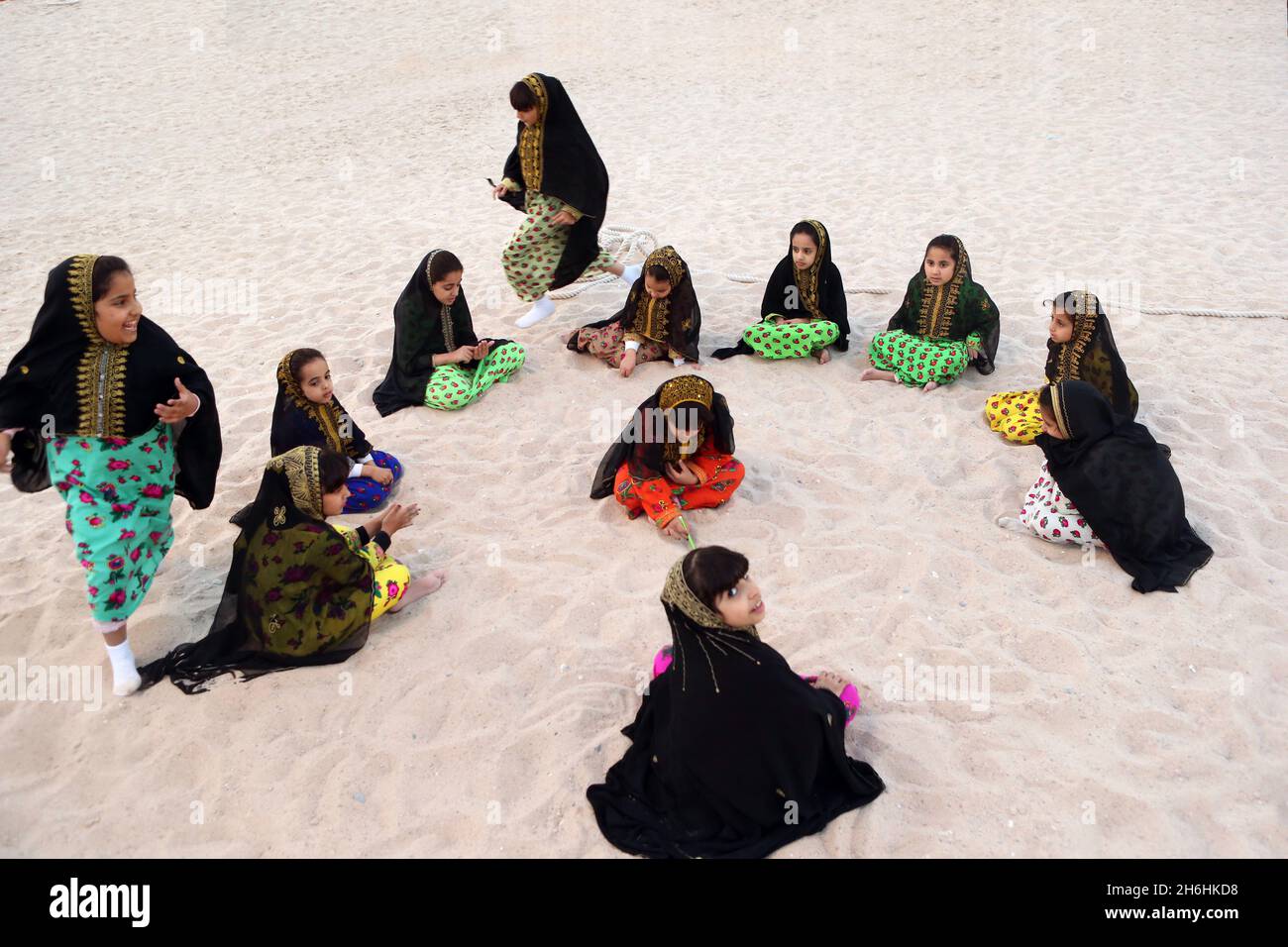 Arab Traditional games / QATAR Stock Photo Alamy