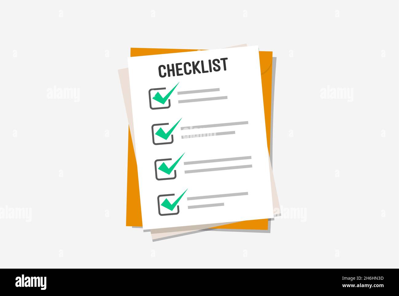 Checklist, complete tasks, to-do list, exam concepts. Premium quality ...