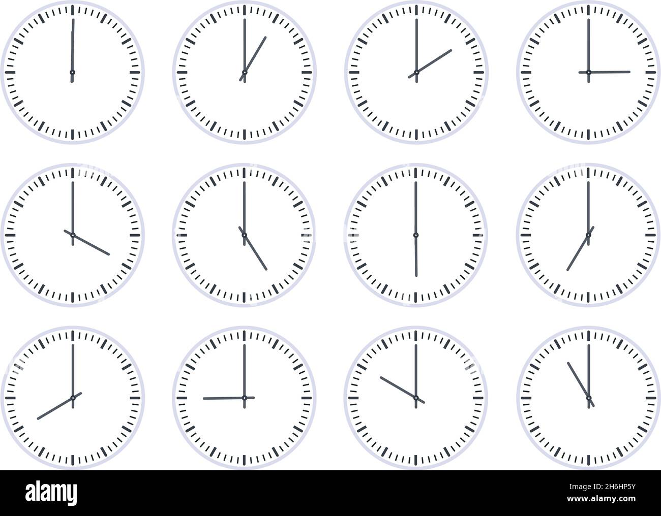 analog-clock-child-stock-vector-images-alamy