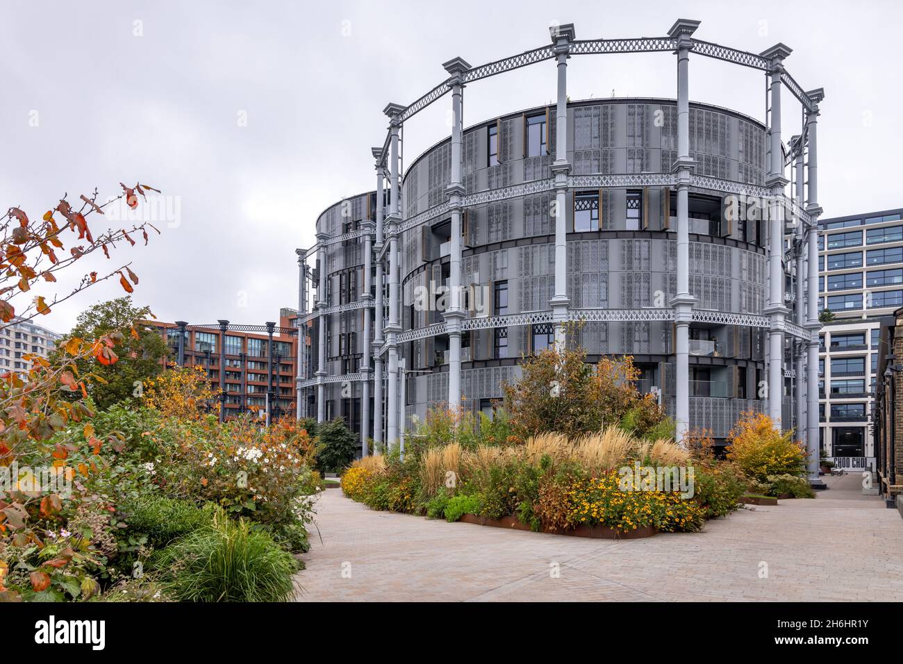 Gasholders Apartments, Lewis Cubitt Square, Kings Cross, London