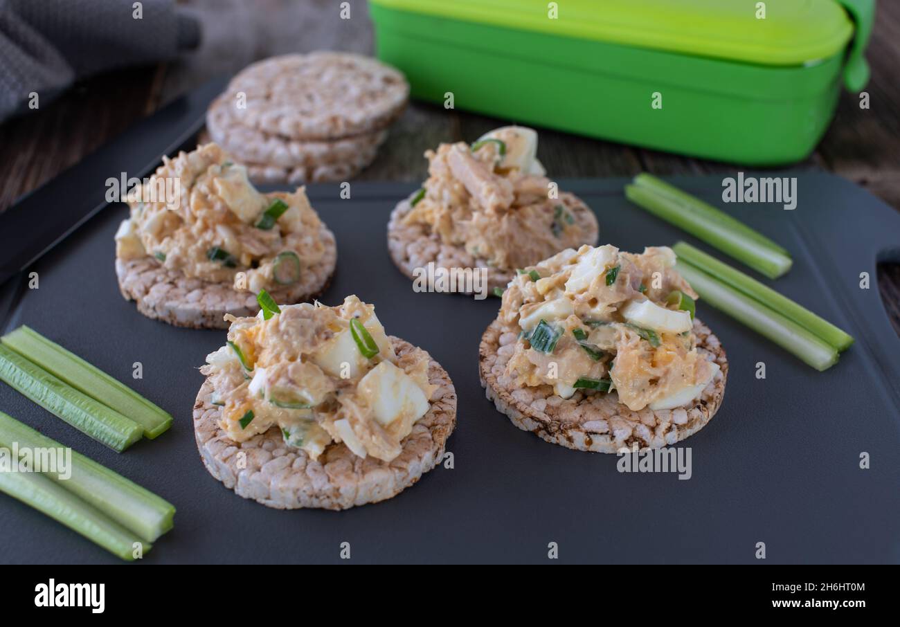 Prep meal for fitness or body building with a high protein and low fat