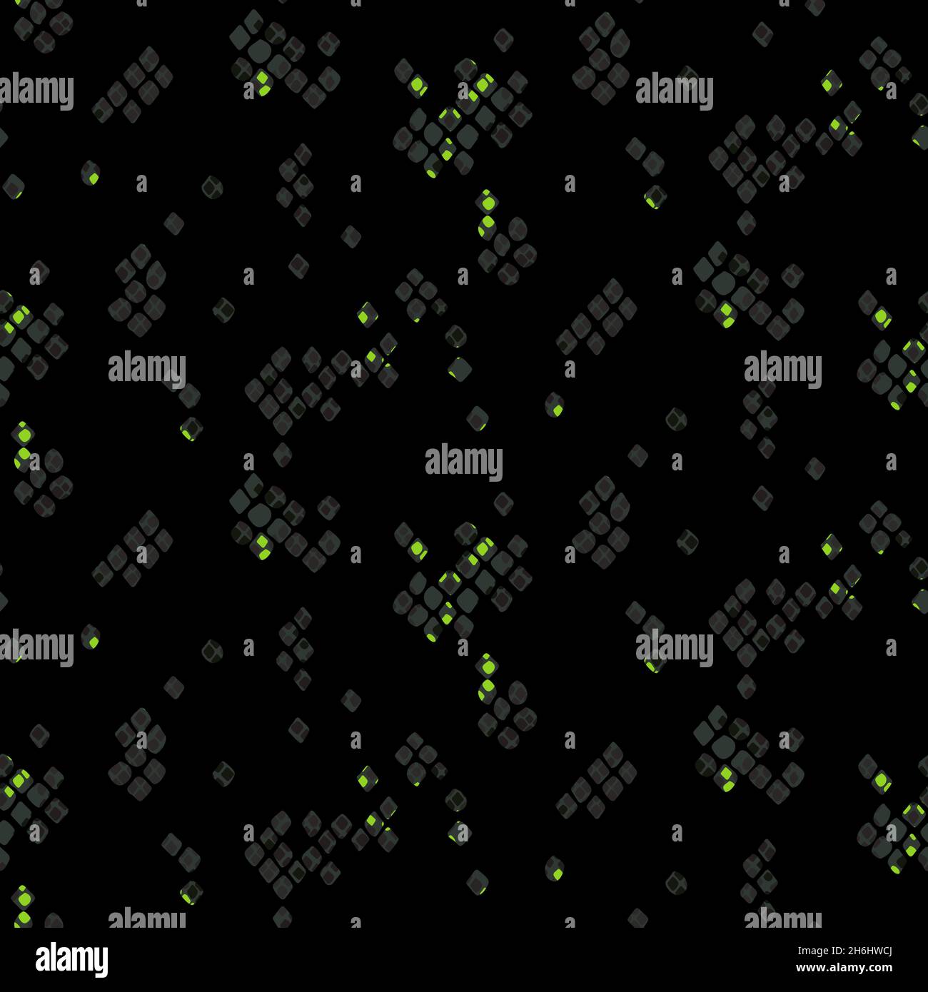 Abstract snake skin distressed seamless dark pattern texture Stock Vector