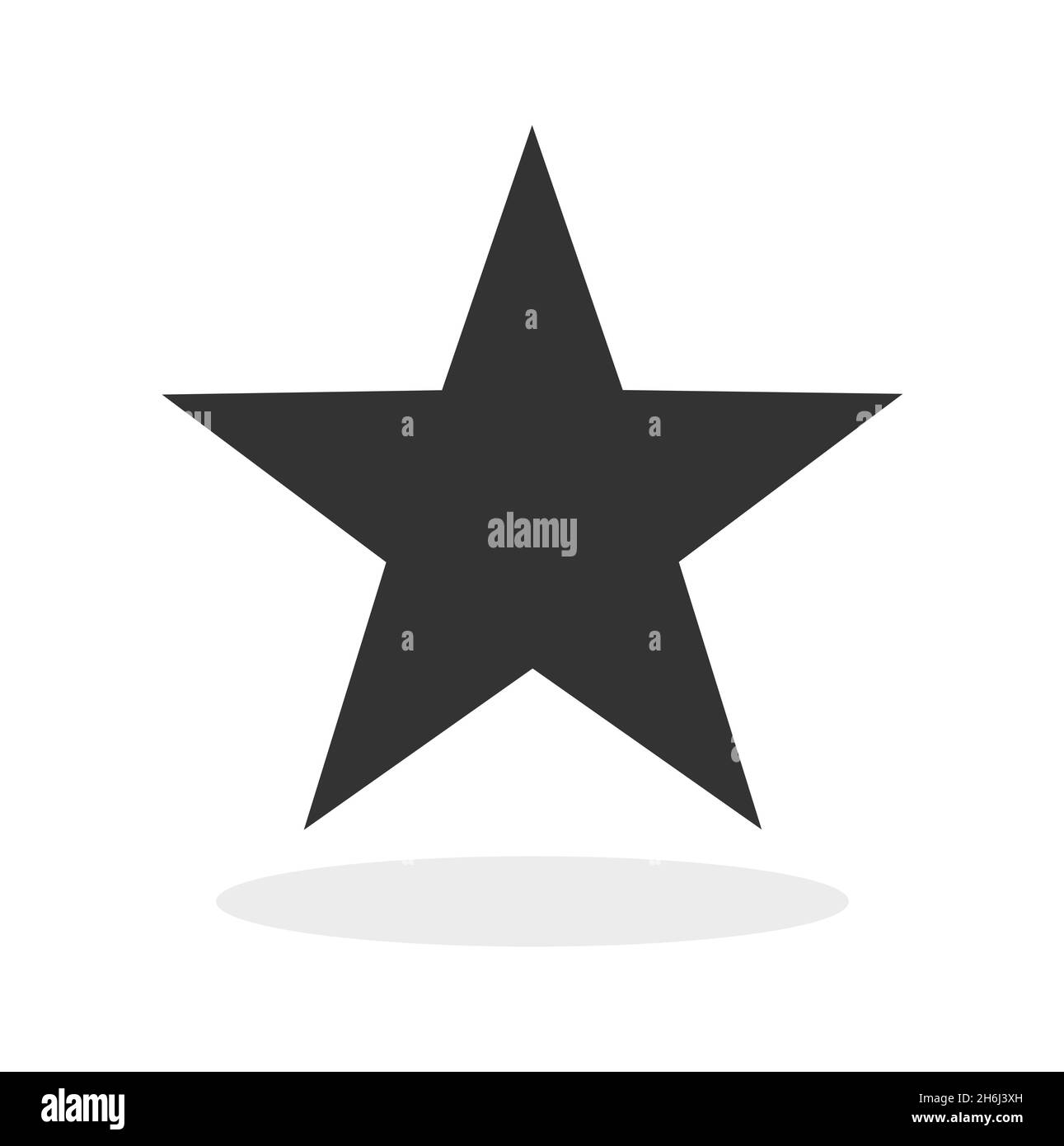 Star shape symbol Black and White Stock Photos & Images - Alamy