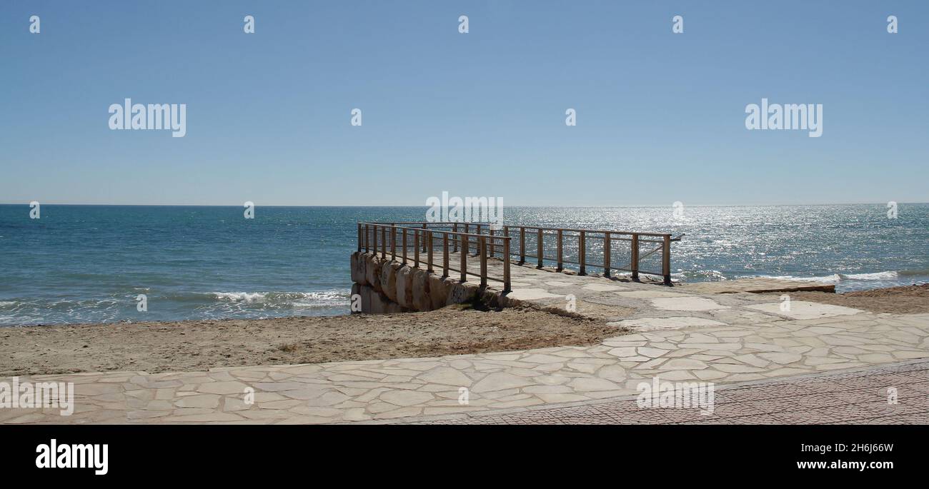 Playas y parques de Marina d'Or. Stock Photo