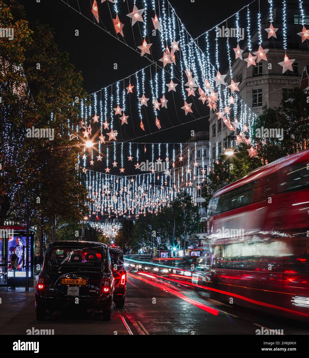 Christmas lights on Oxford Street in London 2021 Stock Photo Alamy
