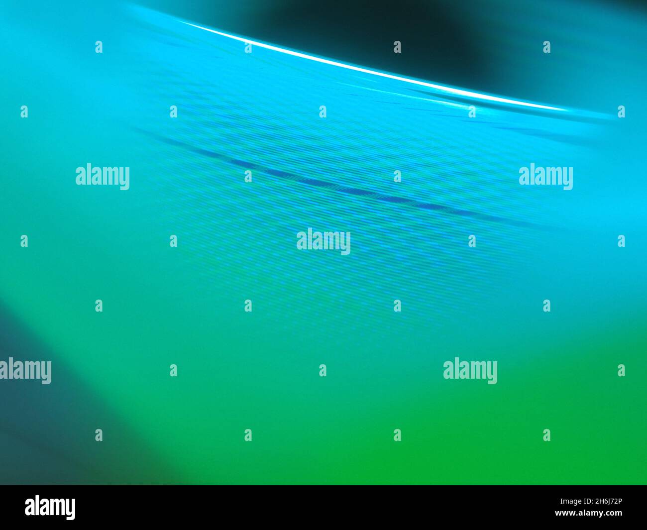 Incredible light blue and green fiber layer with unique elements of