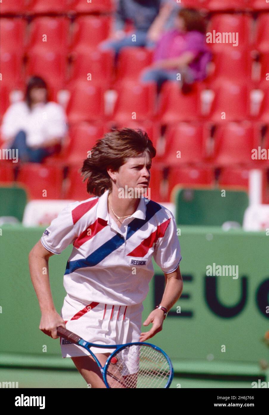 Czechoslovakian tennis player Hana Mandlikova, Roland Garros, France