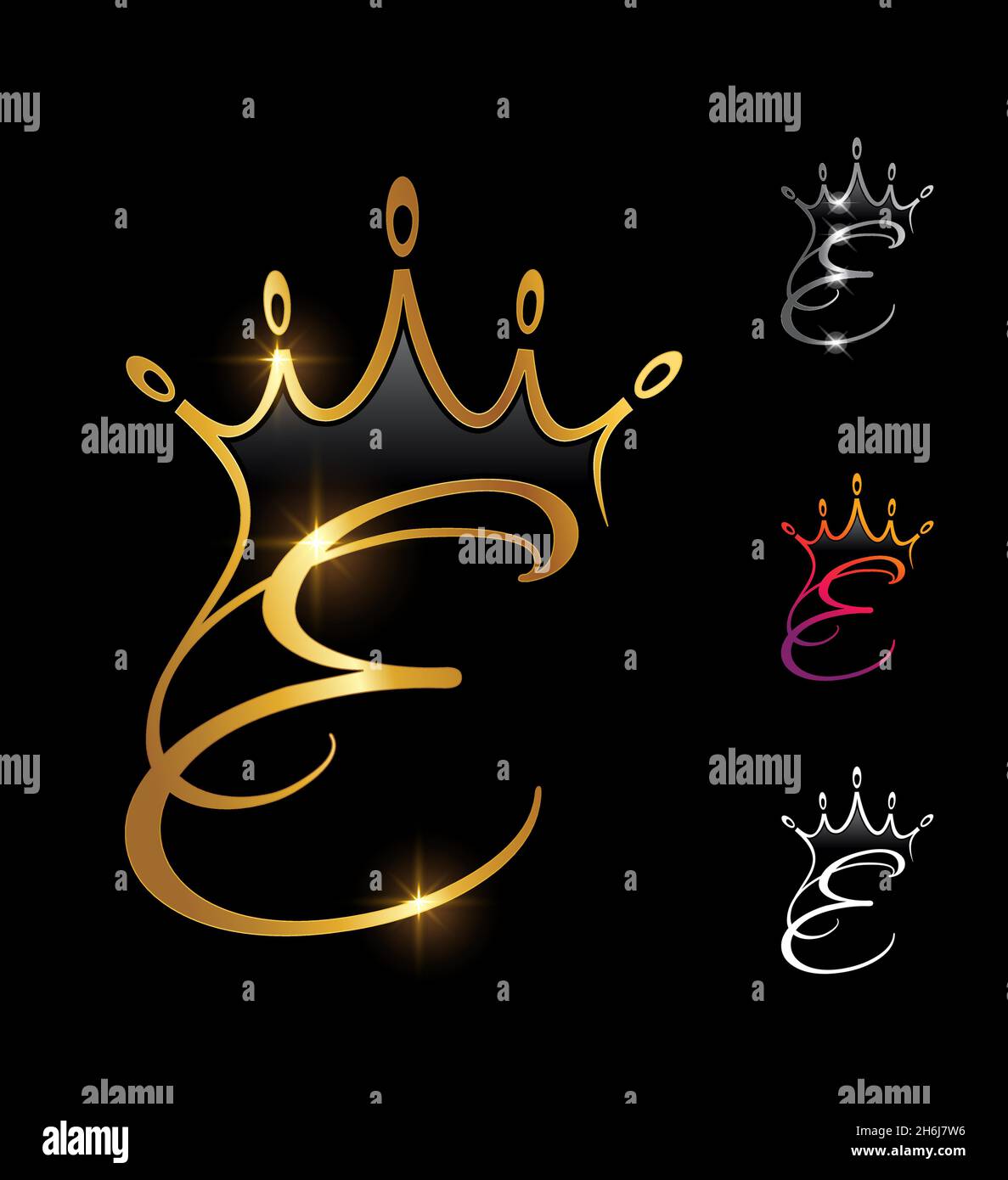 Queen e Stock Vector Images - Alamy