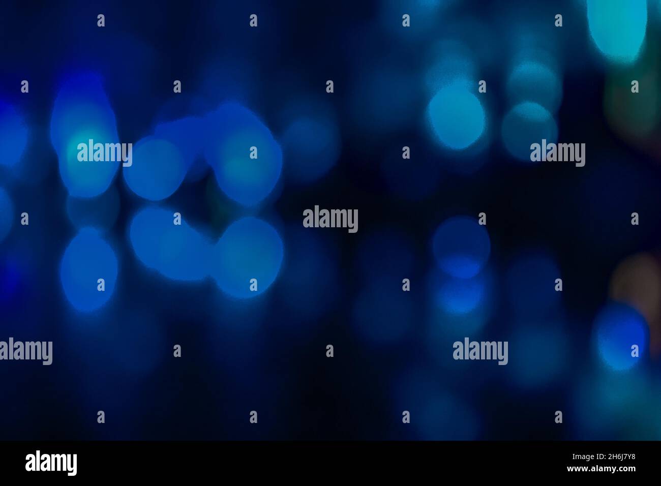Background of bokeh lights in shades of blue Stock Photo - Alamy