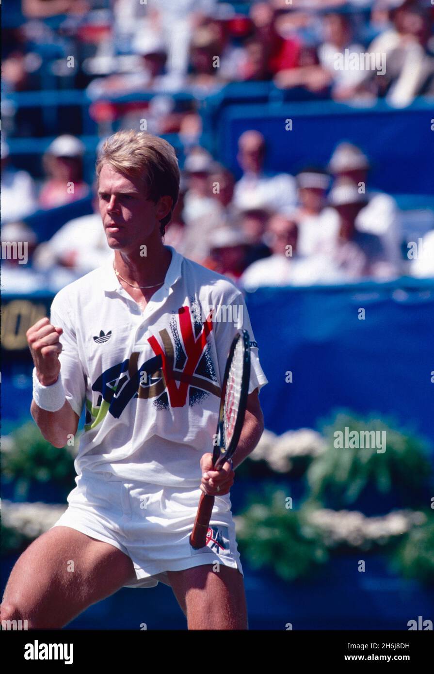 Swedish tennis player Stefan Edberg, US Open 1991 Stock Photo Alamy