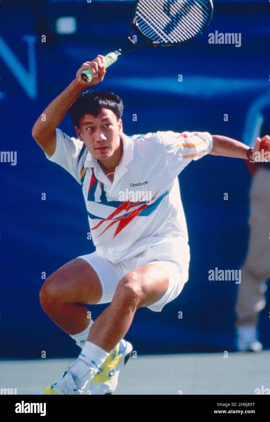 American tennis player Michael Chang, US Open 1992 Stock Photo Alamy