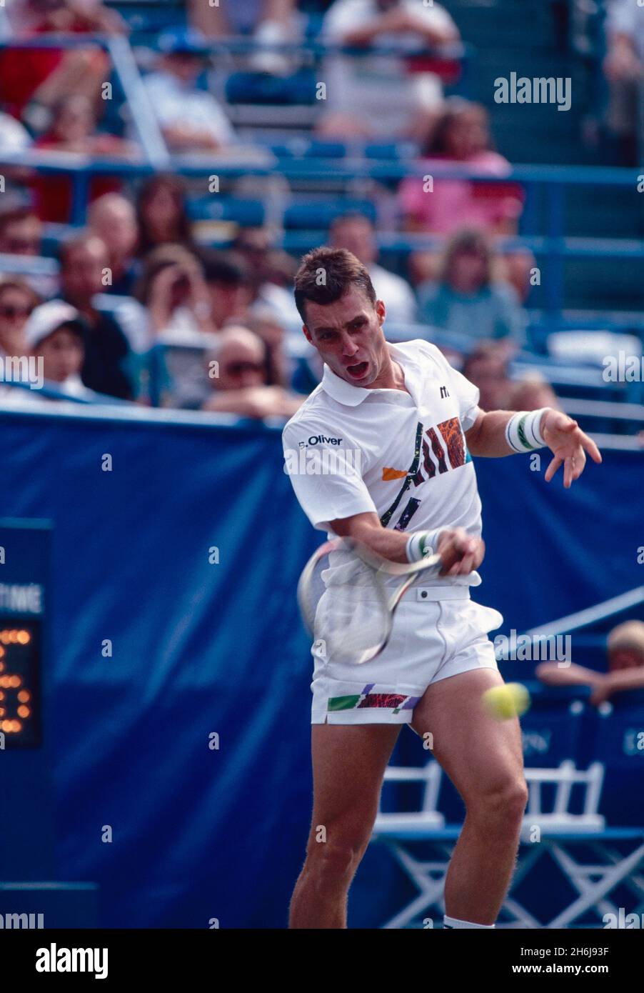 Czech tennis player Ivan Lendl, US Open 1992 Stock Photo Alamy