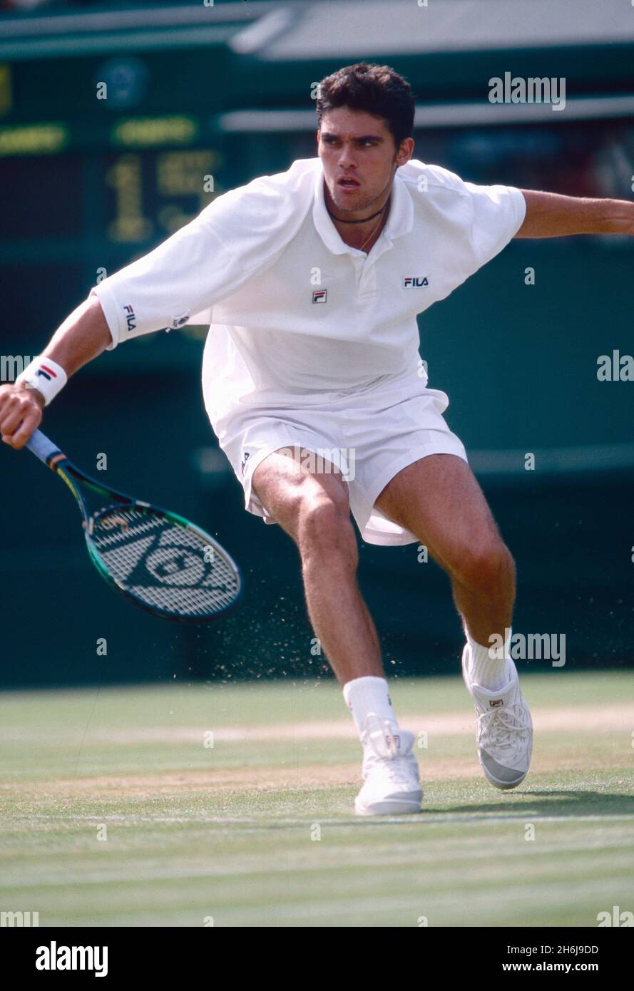 Australian tennis player Mark Philippoussis, Wimbledon, UK 1994 Stock Photo  - Alamy