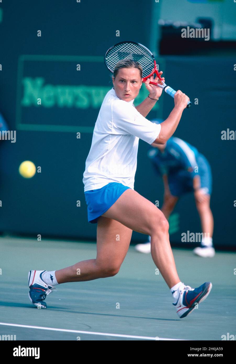 Italian tennis player Tathiana Garbin, Masters, Miami, 2001 Stock Photo